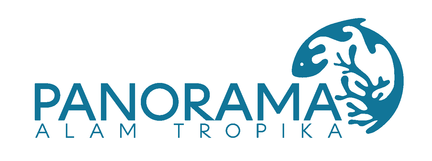 panorama alam tropika logo